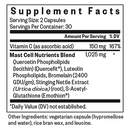 mast cell nutrients seeking health supplement facts