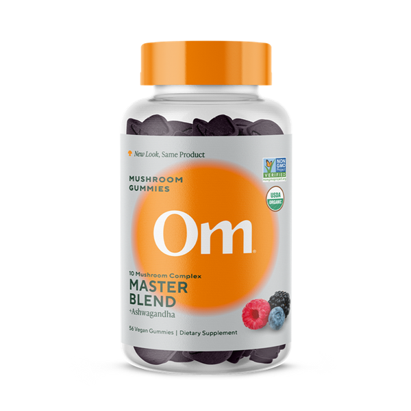 master blend mushroom gummies (om mushrooms)