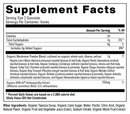 master blend mushroom gummies (om mushrooms) supplement facts