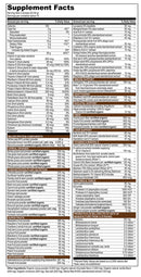 maximum vibrance chocolate (vibrant health) supplement facts