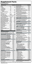 maximum vibrance vanilla (vibrant health) supplement facts