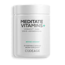 meditate vitamins+ stress anxiety & cortisol support codeage