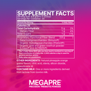 megapre (microbiome labs) - supports keystone gut bacteria supplement facts