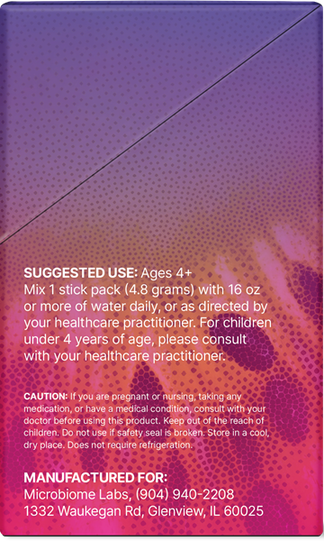 megapre stick packs | microbiome labs