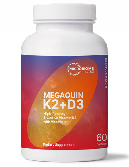 megaquin k2+d3 | megaquind3 | microbiome labs | d3 benefits | k2-7 | menaquinone-7 | mk-7