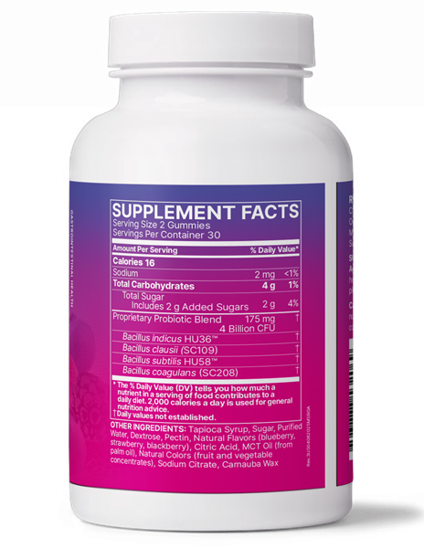 megasporebiotic gummies microbiome labs