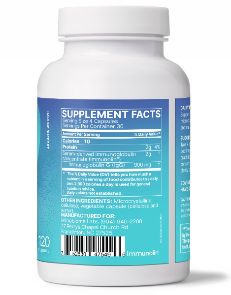 mega igg2000 (microbiome labs) label