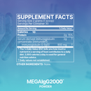 mega igg2000 powder (microbiome labs) supplement facts