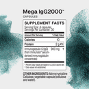 megaigg2000 mIcrobiome labs supplement facts