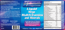 mega multivitamins & minerals drs advantage label