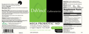 mega probiotic nd davinci labs label