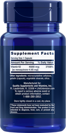 buy mega vitamin k2 (life extension)