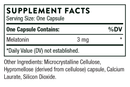 Sleep Bundle for Athletes melaton supplement facts