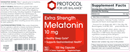 melatonin 10 mg (protocol for life balance) label