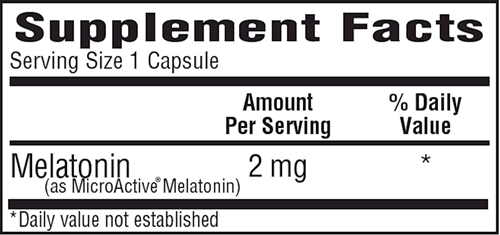 Melatonin SR (Bio-Tech Pharmacal) supplement facts