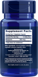 buy melatonin 300 mcg (life extension)