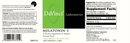 melatonin 3 davinci labs label