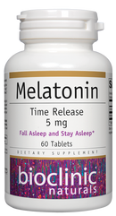 melatonin time release 5 mg bioclinic naturals