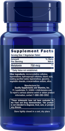 buy melatonin 6 hour timed release 750 mcg (life extension)