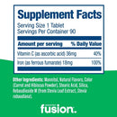 iron 18 mg quick melt melon berry bariatric fusion supplement facts