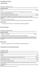 men's vitality packs (life extension) supplement facts