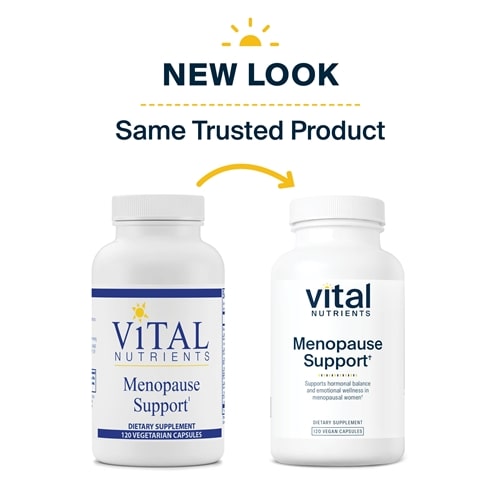 Menopause Support Vital Nutrients new look