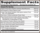 menopause support (now foods) supplement facts