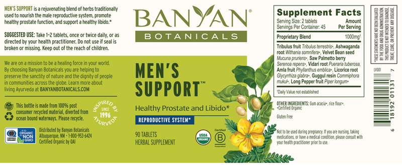 Mens Support (Banyan Botanicals)