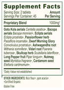 mental clarity banyan botanicals supplement facts