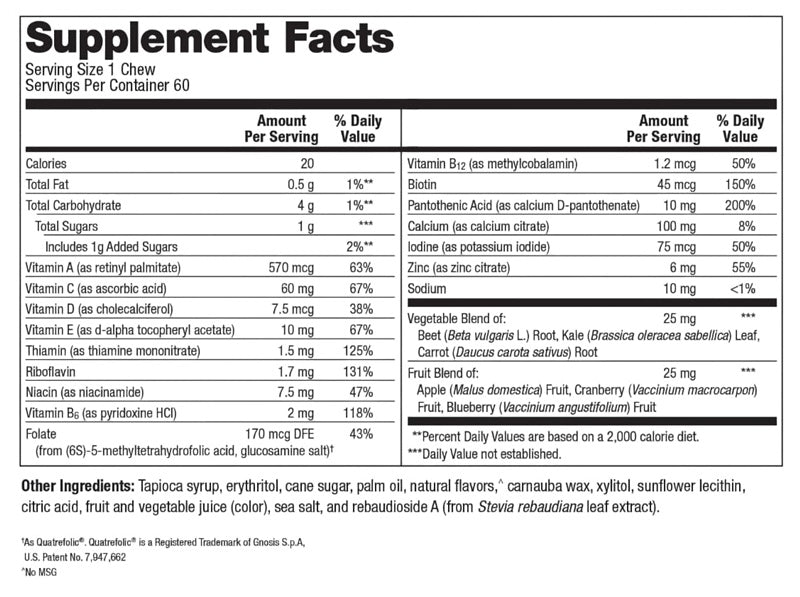 metakids multivitamin grape flavor (metagenics) supplement facts