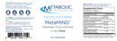 metamind metabolic maintenance label