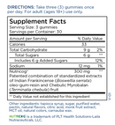 metamind gummies (metabolic maintenance) supplement facts