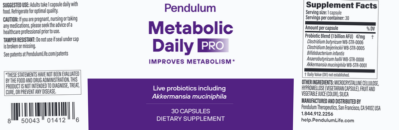 Metabolic Daily Pro (Pendulum)