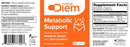 metabolic support diem label