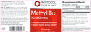 methyl b12 10,000 mcg (protocol for life balance) label