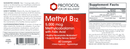 methyl b12 5000 mcg (protocol for life balance) label
