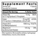 l-methylfolate 15 mg + cofactors (methylpro) supplement facts