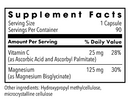 magnesium glycinate methylpro supplement facts