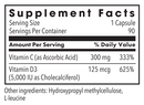 vitamin d-3 5000 iu methylpro supplement facts
