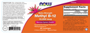 methyl b-12 (now foods) label