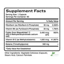 methyl b complete (inwell biosciences) supplement facts