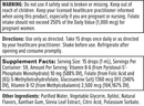 methyl factors (nutra biogenesis) supplement facts