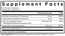 methylfolate b complex+ (codeage) supplement facts