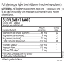 Mg plus guard (perque) supplement facts