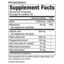 microbial balance (equilife) supplement facts