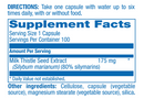 milk thistle 175 mg anabolic laboratories supplement facts