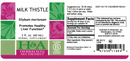 milk thistle extract (herbalist alchemist) label