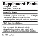 silymarin 80 | milk thistle extract metagenics supplement facts