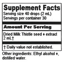 milk thistle extract (herbalist alchemist) supplement facts