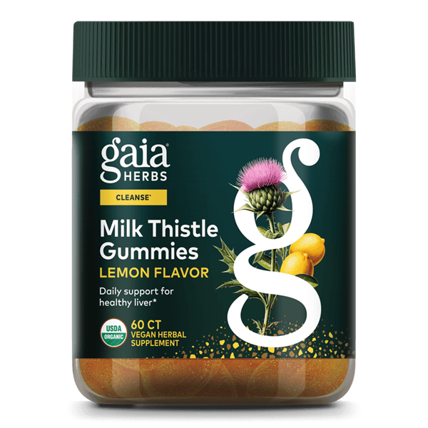 milk thistle gummies gaia herbs
